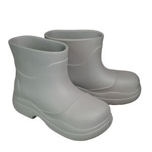 Rockfish Weatherwear Hayden Ankle Rain Boots Grey Womens Size 5.5